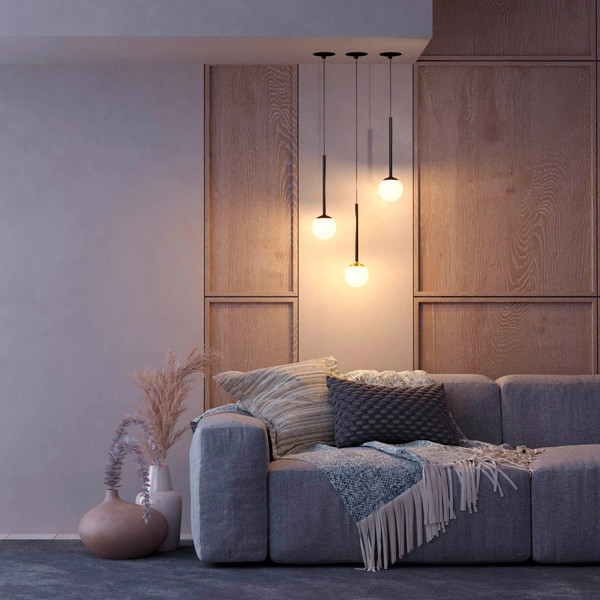 Изображение товара Потолочный светильник Arlight SP-BEADS-HANG-BUILT-T-R100-8W Warm3000 BK 180deg / 056419