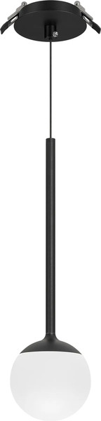 Изображение товара Потолочный светильник Arlight SP-BEADS-HANG-BUILT-T-R100-8W Warm3000 BK 180deg / 056419