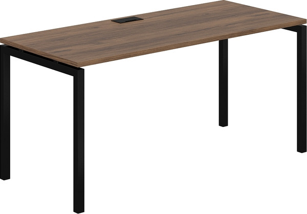 Изображение товара Письменный стол Norden 160х70х75 / SG.206.DM.44.BL (черный, дуб модена)