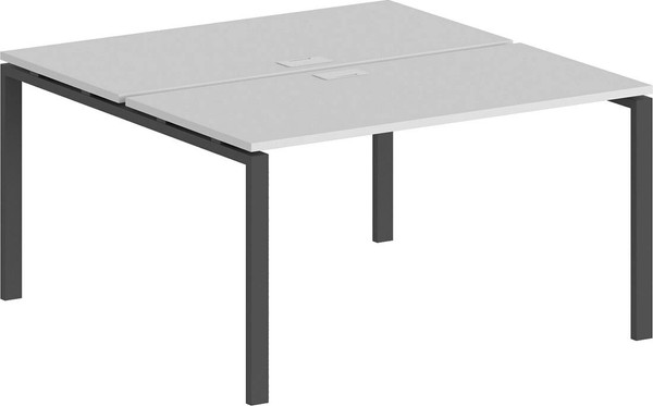 Изображение товара Комплект письменных столов Norden 160х123.8х75 / SG.243.WH.63.AN (антрацит/белый)