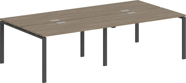 Изображение товара Комплект письменных столов Norden 280х163.8х75 / SG.258.OD.63.AN (антрацит/дуб темный)