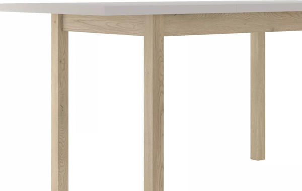 Изображение товара Обеденный стол Signal Adam 90-125x65 (кашемир/дуб кремона)