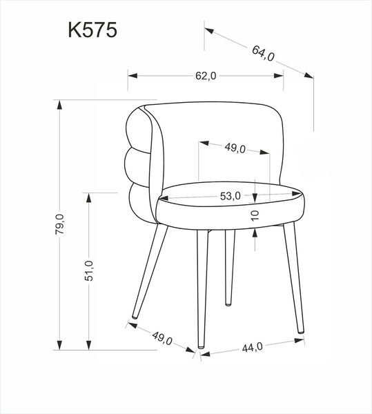 Изображение товара Стул Halmar K575 (оливковый/черный)