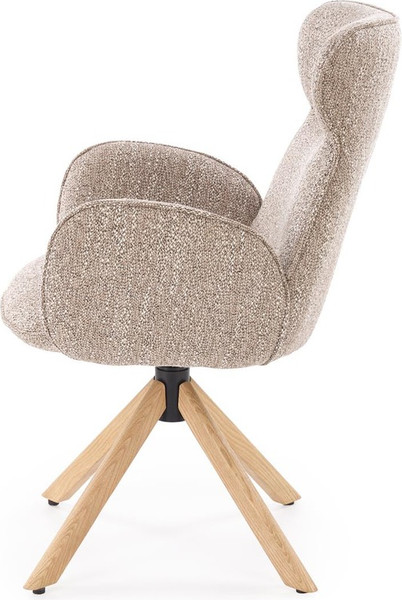 Изображение товара Стул Halmar K585 (темно-бежевый/дуб натуральный)