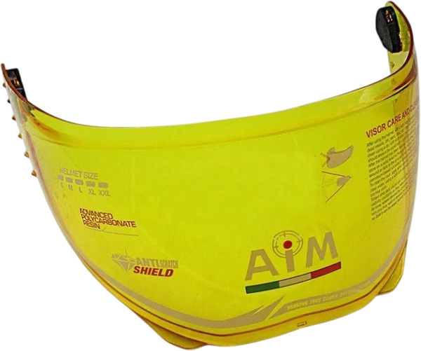 Изображение товара Визор для мотошлема AiM JK906 / 906V-004-N (желтый)