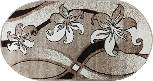 Изображение товара Коврик Витебские ковры Фризе Овал 12С4-ВИ f1673 z7o (1.2x1.7)