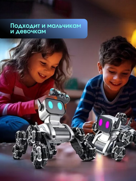 Изображение товара Радиоуправляемая игрушка Sundays Robo Машинка 8 колесная (собака)