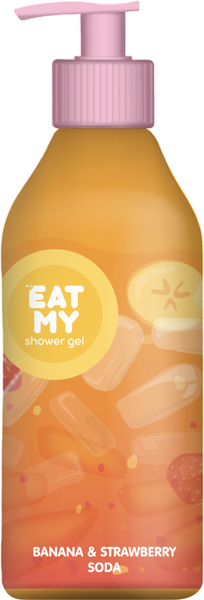 Изображение товара Гель для душа Eat My Бананово-клубничная содовая (400мл)