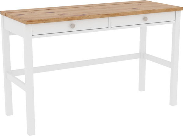 Изображение товара Письменный стол ММЦ Кантри 02 (белый лак/браун)