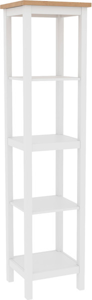 Изображение товара Стеллаж ММЦ Кантри 420 (белый лак/браун)
