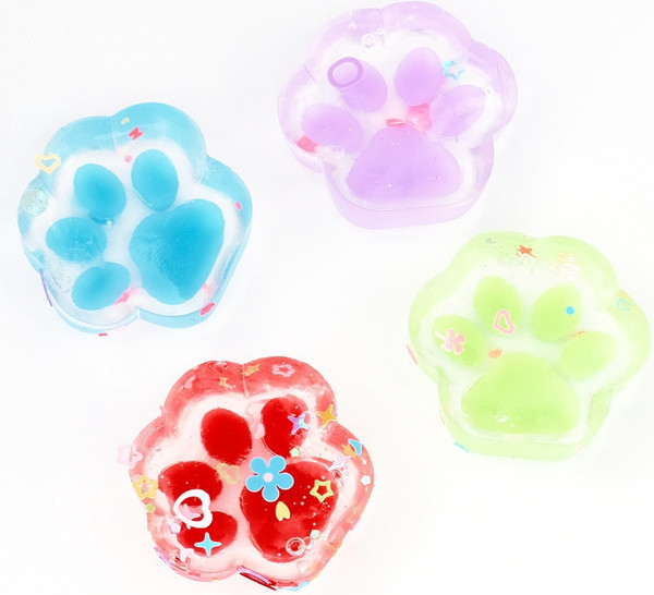 Изображение товара Набор сквишей Sima-Land Лапки / 10843358 (4шт)