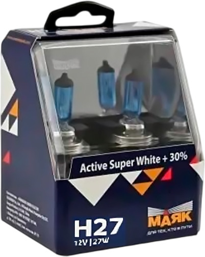 Изображение товара Комплект автомобильных ламп Маяк авто 72727/2ASW+30 (2шт)