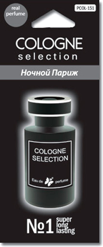 Изображение товара Ароматизатор автомобильный FKVJP Cologne Selection Ночной Париж PCOL-151