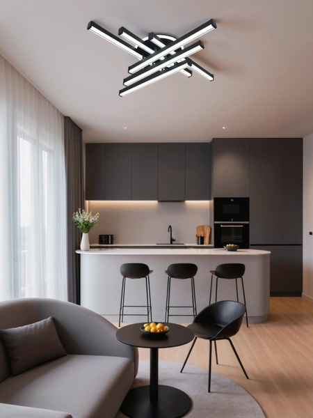 Изображение товара Потолочный светильник Mirastyle XL-70059/6M+1 SBK