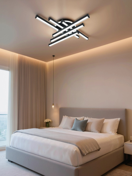 Изображение товара Потолочный светильник Mirastyle XL-70059/6M+1 SBK