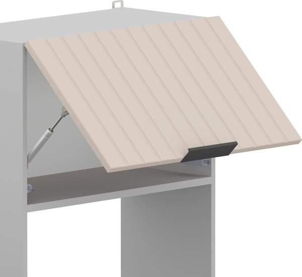 Изображение товара Шкаф навесной для кухни Arvento Корнелия Анта-плюс ВШ60-1г-свч (капучино софт)