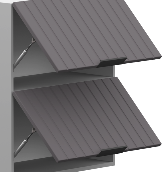 Изображение товара Шкаф навесной для кухни Arvento Корнелия Анта-плюс ВШ60-2г (графит софт)