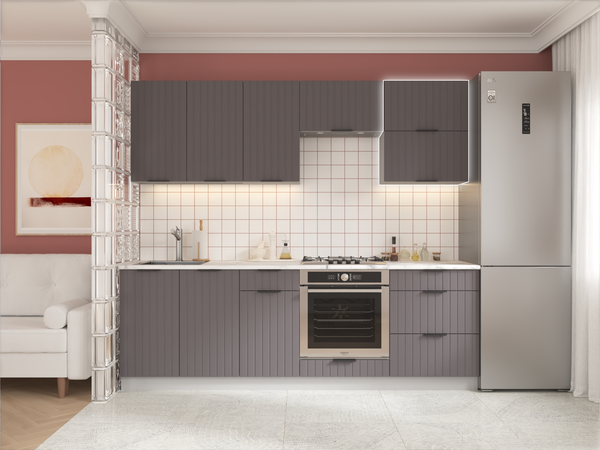 Изображение товара Шкаф навесной для кухни Arvento Корнелия Анта-плюс ВШ60-2г (графит софт)