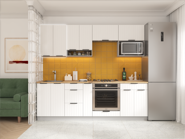 Изображение товара Шкаф навесной для кухни Arvento Корнелия Анта-плюс ВШ60с без сушки (белый софт)