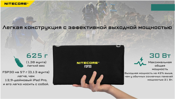 Изображение товара Солнечная панель Nitecore FSP30