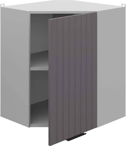 Изображение товара Шкаф навесной для кухни Arvento Корнелия Анта-плюс ВШУ угловой (графит софт)