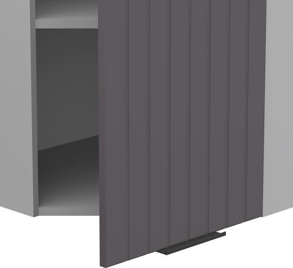 Изображение товара Шкаф навесной для кухни Arvento Корнелия Анта-плюс ВШУ угловой (графит софт)