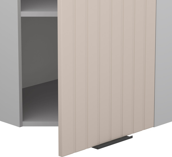 Изображение товара Шкаф навесной для кухни Arvento Корнелия Анта-плюс ВШУ угловой (капучино софт)