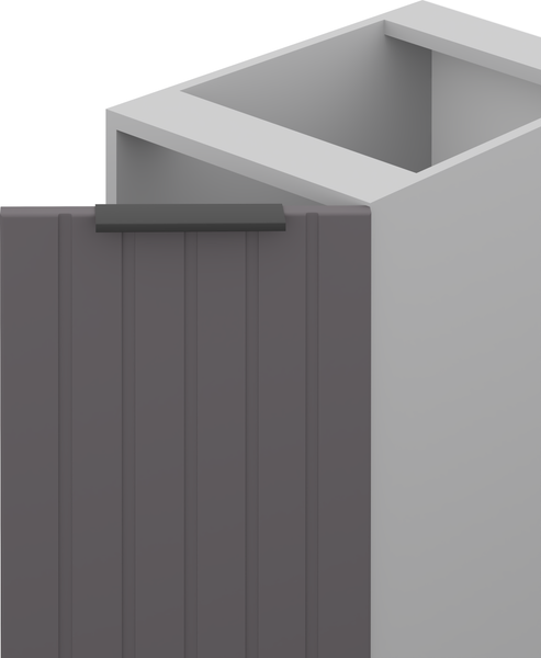 Изображение товара Шкаф-стол кухонный Arvento Корнелия Анта-плюс НШ30р без столешницы (графит софт)