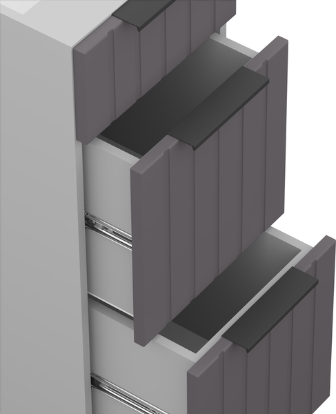 Изображение товара Шкаф-стол кухонный Arvento Корнелия Анта-плюс НШ30р3ш без столешницы (графит софт)