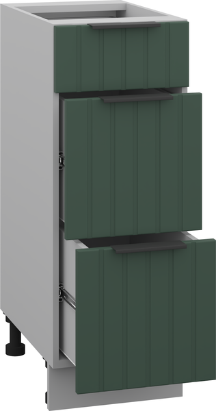 Изображение товара Шкаф-стол кухонный Arvento Корнелия Анта-плюс НШ30р3ш без столешницы (зеленый софт)