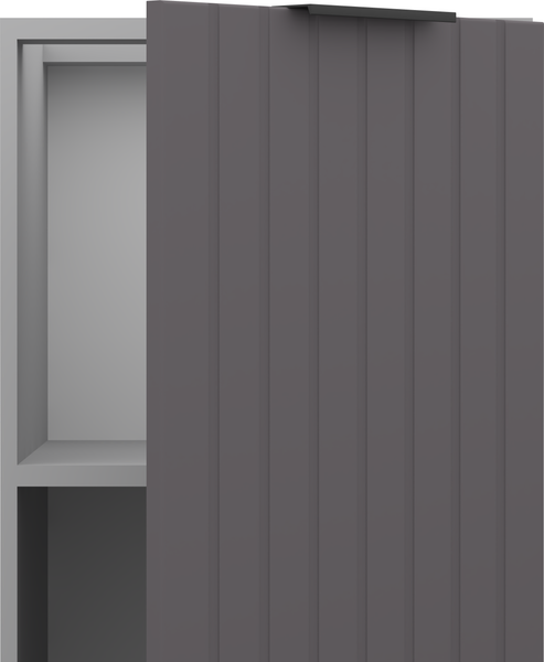 Изображение товара Шкаф-стол кухонный Arvento Корнелия Анта-плюс НШ40р без столешницы (графит софт)