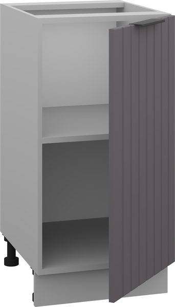 Изображение товара Шкаф-стол кухонный Arvento Корнелия Анта-плюс НШ40р без столешницы (графит софт)