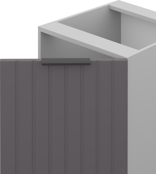 Изображение товара Шкаф-стол кухонный Arvento Корнелия Анта-плюс НШ40р без столешницы (графит софт)