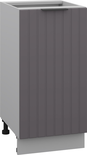 Изображение товара Шкаф-стол кухонный Arvento Корнелия Анта-плюс НШ40р без столешницы (графит софт)