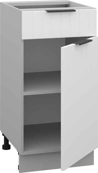 Изображение товара Шкаф-стол кухонный Arvento Корнелия Анта-плюс НШ40р1ш без столешницы (белый софт)