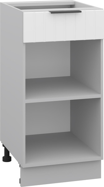 Изображение товара Шкаф-стол кухонный Arvento Корнелия Анта-плюс НШ40р1ш без столешницы (белый софт)