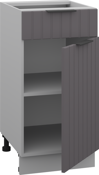 Изображение товара Шкаф-стол кухонный Arvento Корнелия Анта-плюс НШ40р1ш без столешницы (графит софт)
