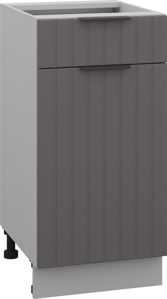 Изображение товара Шкаф-стол кухонный Arvento Корнелия Анта-плюс НШ40р1ш без столешницы (графит софт)
