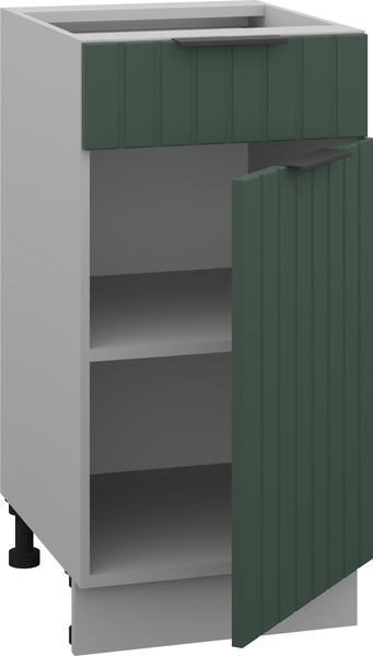 Изображение товара Шкаф-стол кухонный Arvento Корнелия Анта-плюс НШ40р1ш без столешницы (зеленый софт)