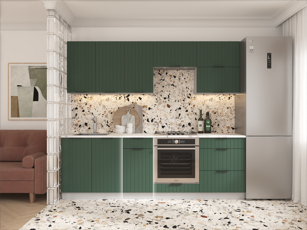 Изображение товара Шкаф-стол кухонный Arvento Корнелия Анта-плюс НШ40р1ш без столешницы (зеленый софт)