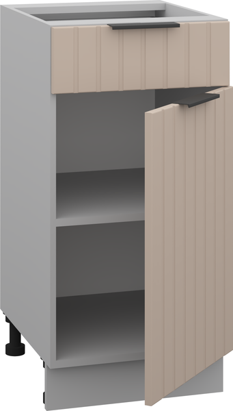 Изображение товара Шкаф-стол кухонный Arvento Корнелия Анта-плюс НШ40р1ш без столешницы (капучино софт)