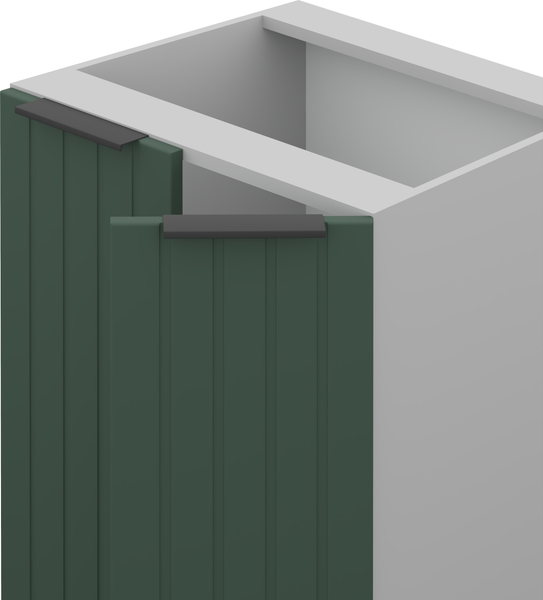 Изображение товара Шкаф-стол кухонный Arvento Корнелия Анта-плюс НШ50р без столешницы (зеленый софт)