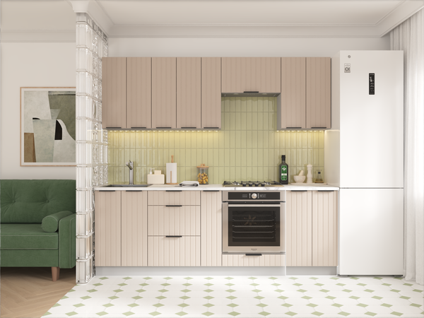 Изображение товара Шкаф-стол кухонный Arvento Корнелия Анта-плюс НШ50р без столешницы (капучино софт)