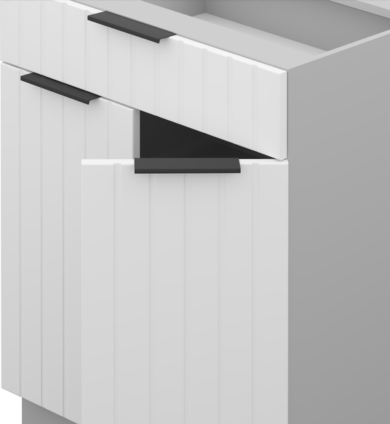 Изображение товара Шкаф-стол кухонный Arvento Корнелия Анта-плюс НШ60р1ш без столешницы (белый софт)