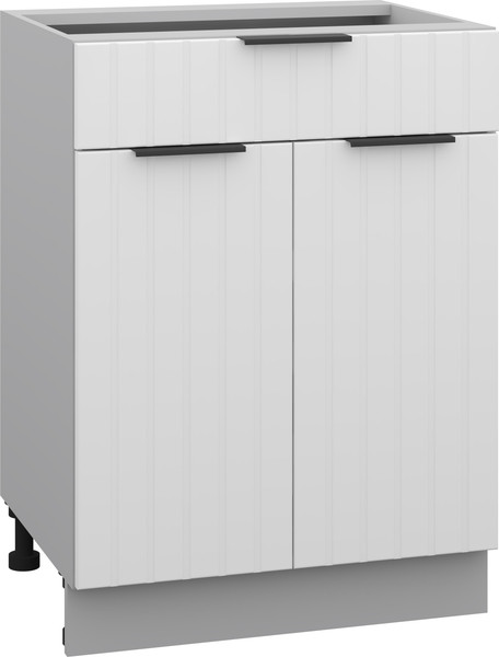 Изображение товара Шкаф-стол кухонный Arvento Корнелия Анта-плюс НШ60р1ш без столешницы (белый софт)