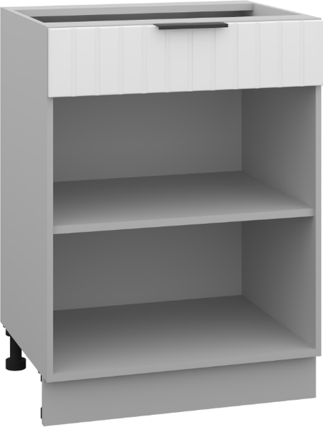 Изображение товара Шкаф-стол кухонный Arvento Корнелия Анта-плюс НШ60р1ш без столешницы (белый софт)