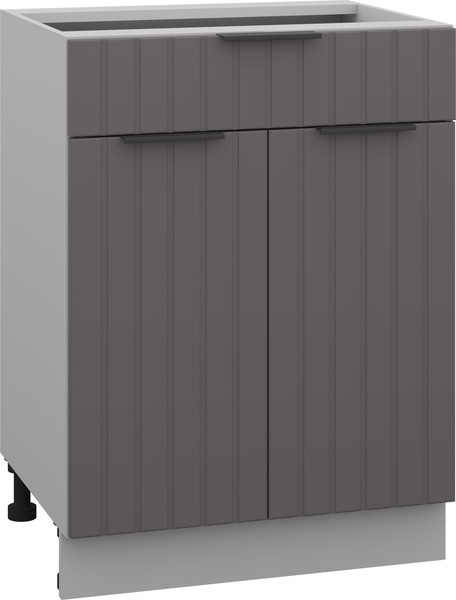 Изображение товара Шкаф-стол кухонный Arvento Корнелия Анта-плюс НШ60р1ш без столешницы (графит софт)