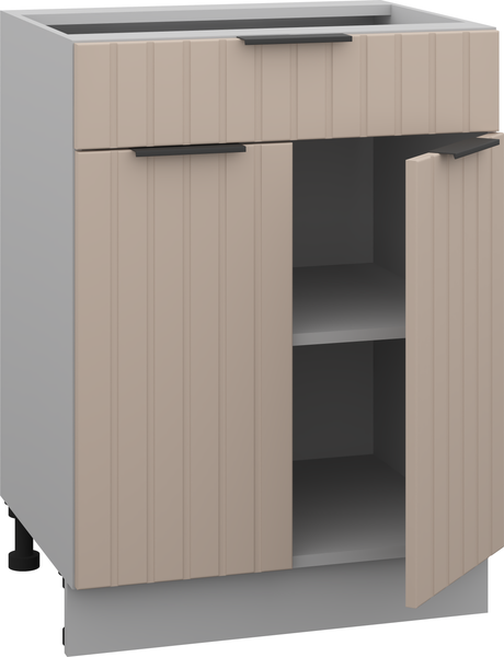 Изображение товара Шкаф-стол кухонный Arvento Корнелия Анта-плюс НШ60р1ш без столешницы (капучино софт)