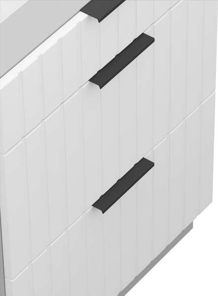 Изображение товара Шкаф-стол кухонный Arvento Корнелия Анта-плюс НШ60р3ш без столешницы (белый софт)