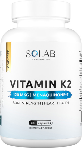 Изображение товара Витамин SOLAB К2 (60 капсул)